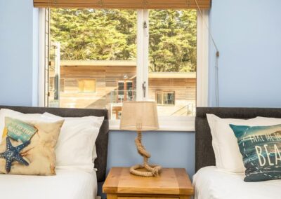 Twin bedroom at Trelawney