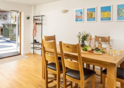 Open plan dining area at Trelawney