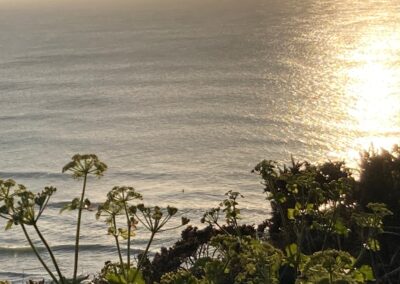 Sunset on the South West Coastal Path at Porthtowan